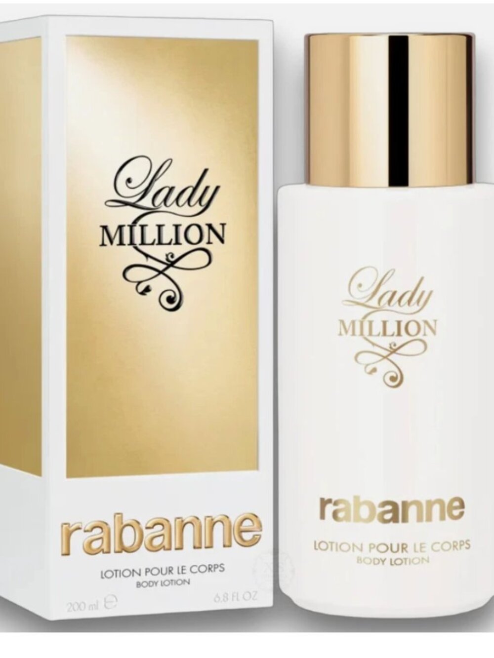 MSRP $70 | Paco Rabanne Lady Million Sensual Body Lotion – 6.8 oz / 200 mL – NIB